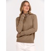 image:imageANRABESS Turtleneck Sweaters for Women Long Sleeve TopsLight Camel