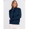 image:imageANRABESS Turtleneck Sweaters for Women Long Sleeve TopsNavy Blue