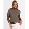 image:imageANRABESS Turtleneck Sweaters for Women Long Sleeve TopsNutmeg