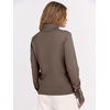 image:imageANRABESS Turtleneck Sweaters for Women Long Sleeve TopsNutmeg