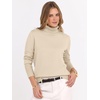 image:imageANRABESS Turtleneck Sweaters for Women Long Sleeve TopsParchment