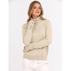 image:imageANRABESS Turtleneck Sweaters for Women Long Sleeve TopsParchment