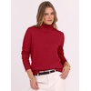 image:imageANRABESS Turtleneck Sweaters for Women Long Sleeve TopsRed