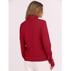 image:imageANRABESS Turtleneck Sweaters for Women Long Sleeve TopsRed
