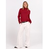 image:imageANRABESS Turtleneck Sweaters for Women Long Sleeve TopsRed