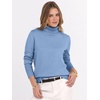 image:imageANRABESS Turtleneck Sweaters for Women Long Sleeve TopsSky