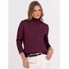 image:imageANRABESS Turtleneck Sweaters for Women Long Sleeve TopsWine Red