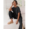 image:imageANRABESS Two Piece Sets for Women Lounge Airport OutfitsBlack