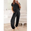 image:imageANRABESS Two Piece Sets for Women Lounge Airport OutfitsBlack