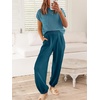 image:imageANRABESS Two Piece Sets for Women Lounge Airport OutfitsBlue