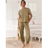 image:imageANRABESS Two Piece Sets for Women Lounge Airport OutfitsBrown