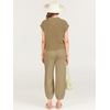 image:imageANRABESS Two Piece Sets for Women Lounge Airport OutfitsBrown