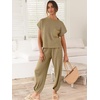 image:imageANRABESS Two Piece Sets for Women Lounge Airport OutfitsBrown