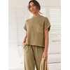 image:imageANRABESS Two Piece Sets for Women Lounge Airport OutfitsBrown