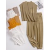 image:imageANRABESS Two Piece Sets for Women Lounge Airport OutfitsBrown