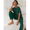 image:imageANRABESS Two Piece Sets for Women Lounge Airport OutfitsDark Green
