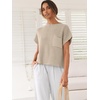 image:imageANRABESS Two Piece Sets for Women Lounge Airport OutfitsKhaki White