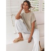 image:imageANRABESS Two Piece Sets for Women Lounge Airport OutfitsKhaki White