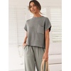 image:imageANRABESS Two Piece Sets for Women Lounge Airport OutfitsLight Grey