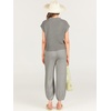 image:imageANRABESS Two Piece Sets for Women Lounge Airport OutfitsLight Grey