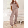 image:imageANRABESS Two Piece Sets for Women Lounge Airport OutfitsLight Pink