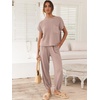 image:imageANRABESS Two Piece Sets for Women Lounge Airport OutfitsLight Pink