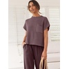 image:imageANRABESS Two Piece Sets for Women Lounge Airport OutfitsNutmeg
