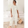 image:imageANRABESS Two Piece Sets for Women Lounge Airport OutfitsWhite