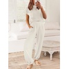 image:imageANRABESS Two Piece Sets for Women Lounge Airport OutfitsWhite