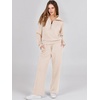 image:imageANRABESS Women 2 Piece Set Sweatsuits Lounge Fall OutfitsApricot