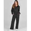 image:imageANRABESS Women 2 Piece Set Sweatsuits Lounge Fall OutfitsBlack