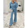 image:imageANRABESS Women 2 Piece Set Sweatsuits Lounge Fall OutfitsBlue