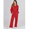 image:imageANRABESS Women 2 Piece Set Sweatsuits Lounge Fall OutfitsBright Red
