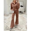 image:imageANRABESS Women 2 Piece Set Sweatsuits Lounge Fall OutfitsBurnt Brown