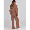 image:imageANRABESS Women 2 Piece Set Sweatsuits Lounge Fall OutfitsBurnt Brown