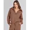image:imageANRABESS Women 2 Piece Set Sweatsuits Lounge Fall OutfitsBurnt Brown