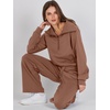 image:imageANRABESS Women 2 Piece Set Sweatsuits Lounge Fall OutfitsBurnt Brown