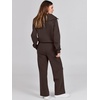 image:imageANRABESS Women 2 Piece Set Sweatsuits Lounge Fall OutfitsCoffee