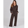 image:imageANRABESS Women 2 Piece Set Sweatsuits Lounge Fall OutfitsCoffee