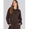 image:imageANRABESS Women 2 Piece Set Sweatsuits Lounge Fall OutfitsCoffee