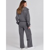 image:imageANRABESS Women 2 Piece Set Sweatsuits Lounge Fall OutfitsDark Grey