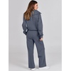 image:imageANRABESS Women 2 Piece Set Sweatsuits Lounge Fall OutfitsGray