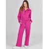 image:imageANRABESS Women 2 Piece Set Sweatsuits Lounge Fall OutfitsHot Pink