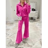 image:imageANRABESS Women 2 Piece Set Sweatsuits Lounge Fall OutfitsHot Pink