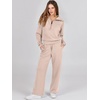 image:imageANRABESS Women 2 Piece Set Sweatsuits Lounge Fall OutfitsKhaki