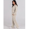 image:imageANRABESS Women 2 Piece Set Sweatsuits Lounge Fall OutfitsLight Khaki