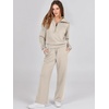 image:imageANRABESS Women 2 Piece Set Sweatsuits Lounge Fall OutfitsLight Khaki