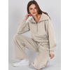 image:imageANRABESS Women 2 Piece Set Sweatsuits Lounge Fall OutfitsLight Khaki