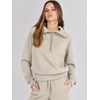 image:imageANRABESS Women 2 Piece Set Sweatsuits Lounge Fall OutfitsLight Khaki