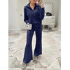 image:imageANRABESS Women 2 Piece Set Sweatsuits Lounge Fall OutfitsNavy Blue